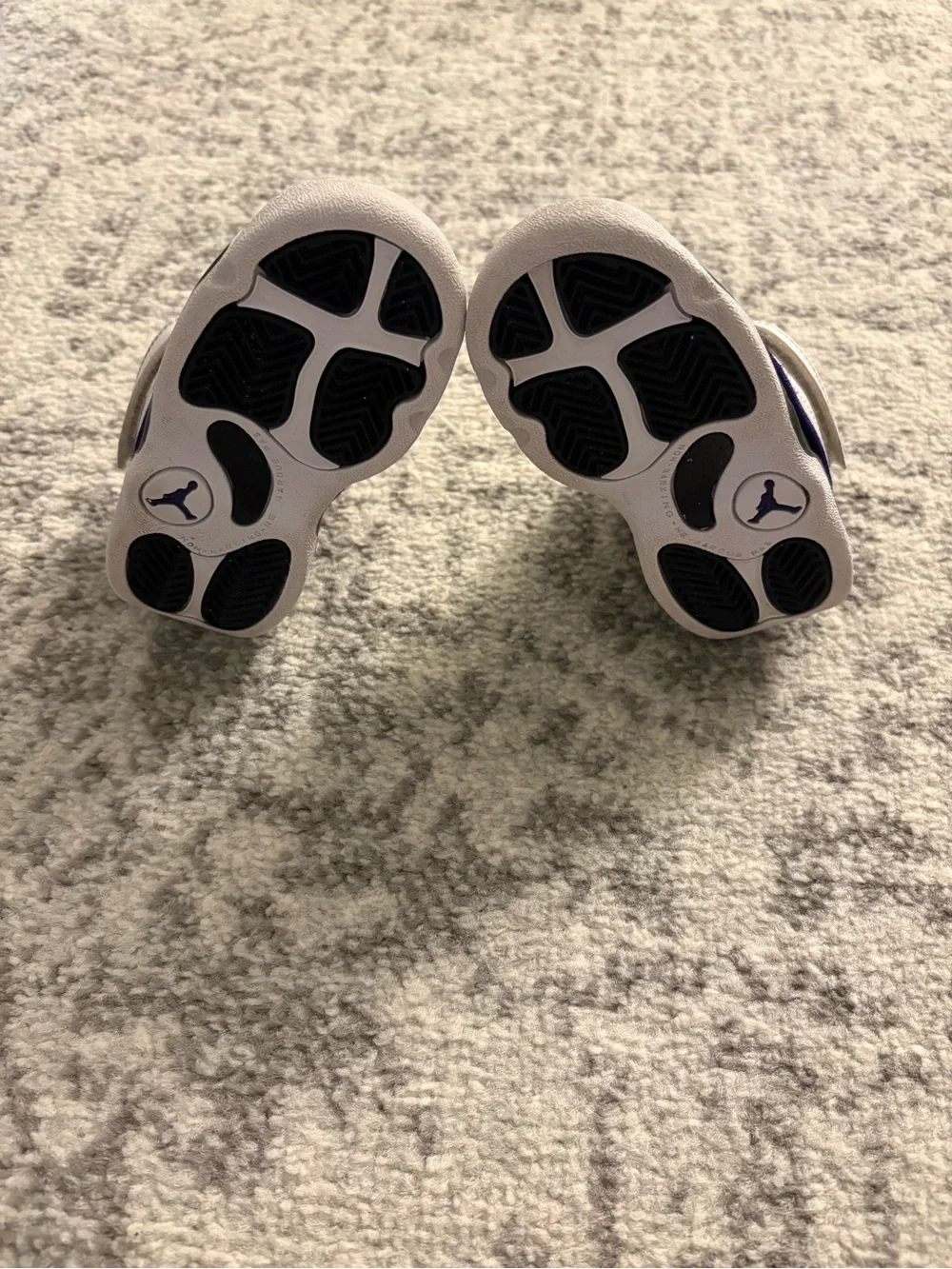 7C Jordan Purple Black & White Basketball Shoes